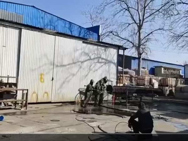 超高压清洗东岳四氟合成炉管